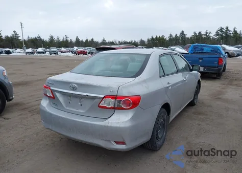 2012 Toyota Corolla Le z USA, uszkodzony, nr VIN 2T1BU4EE1CC787544